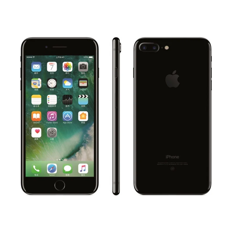 At& T Apple iPhone 7 Plus A1784 Мобильный телефон 5," 3 ГБ ОЗУ 32/128/256 Гб ПЗУ четырехъядерный двойной тыловой камерой 12,0 МП отпечаток пальца NFC телефон