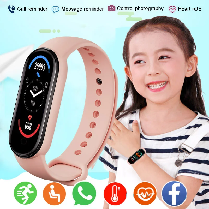 

Children's Watch Electronic Sports Watch Color Screen Wristwatch Bluetooth Fitness Wristwatch Women Kids Hours