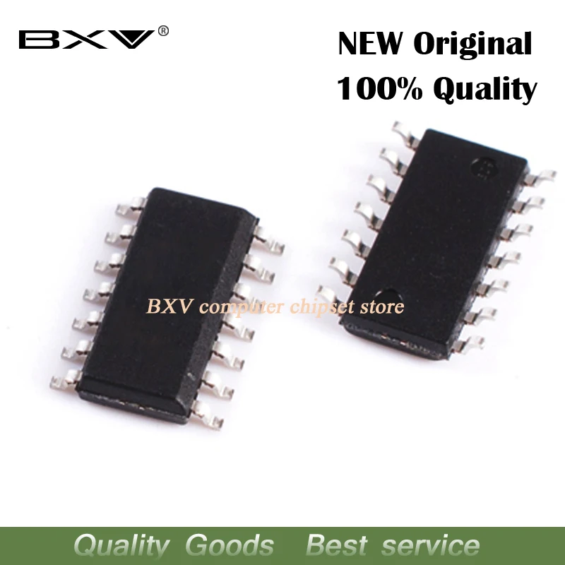 10 шт./лот 74HCT14 74HCT14D SN74HCT14D SOP14 3.9MM SMD|Интегральные схемы| |