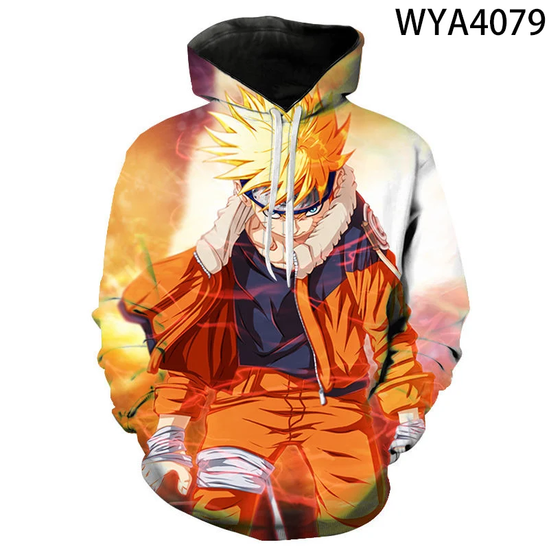 

Autumn and winter 3D printing boys and girls hoodies casual Japanese anime sweatshirts cool fashion pullover sweaters