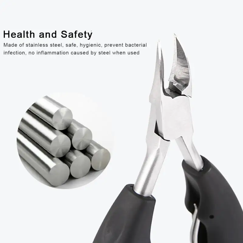 1 шт. Профессиональный Heavy Duty толстым носком ногтей кусачки плоскогубцы педикюр