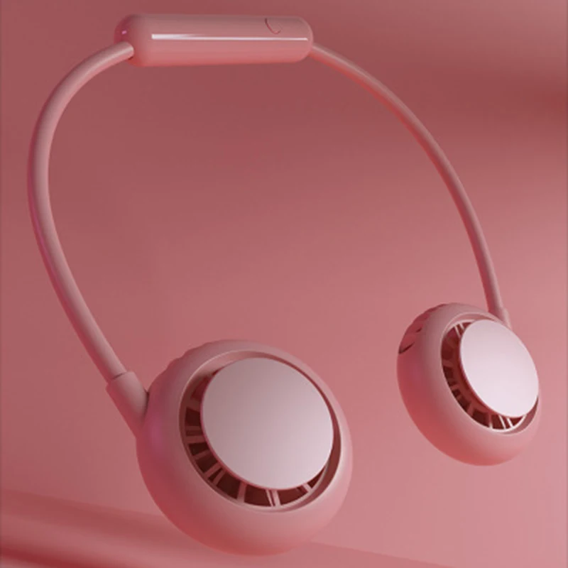 Подвесной шейный вентилятор USB Охлаждающий мини маленький Электрический