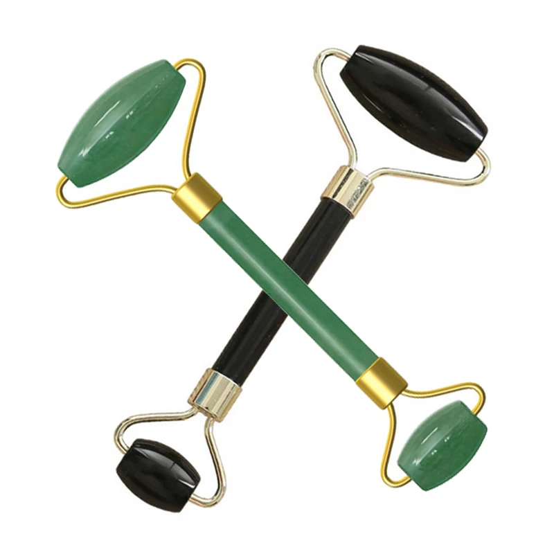 Натуральный камень нефритовый роликовый массажер лица тела глаз массаж ледяной