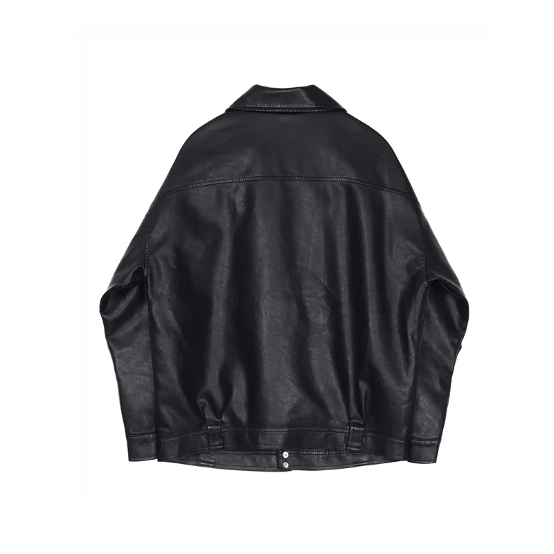 

Motorcycle leather jacket women 2019 new korean casual jacket bf wind loose jacket