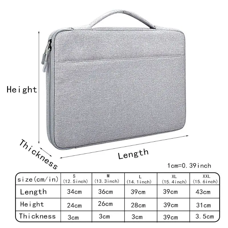 

Laptop Storage Bag Carrying Case for 11"/12"/13.3"/14.1"/15.4"/15.6" Notebook