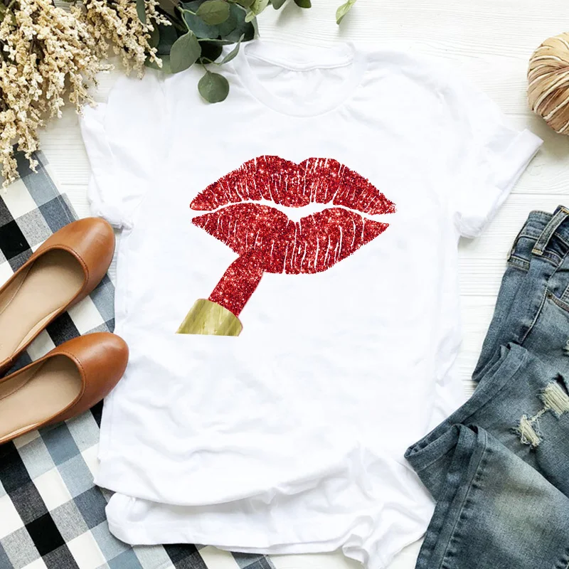 

Women Lady Cartoon Dog Face Funny Cute 90s Fashion Print Ladies T Tee Womens Shirt Clothes Tshirt Female Top Graphic T-shirt