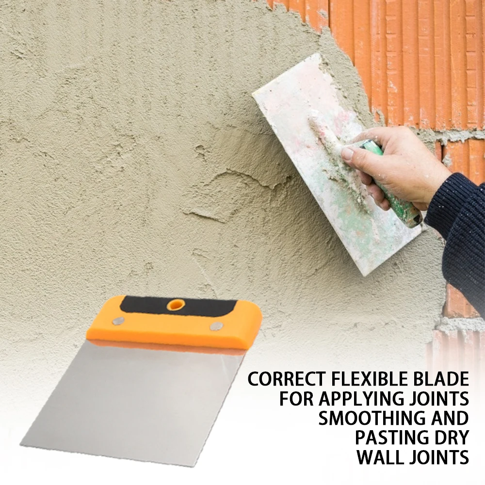 4 Pcs 4/6/8/10inch Stainless Steel Putty Knife Paint Tool Plaster Shovel Filling Spatula Wallpaper Putty Scraper Wall Decoration