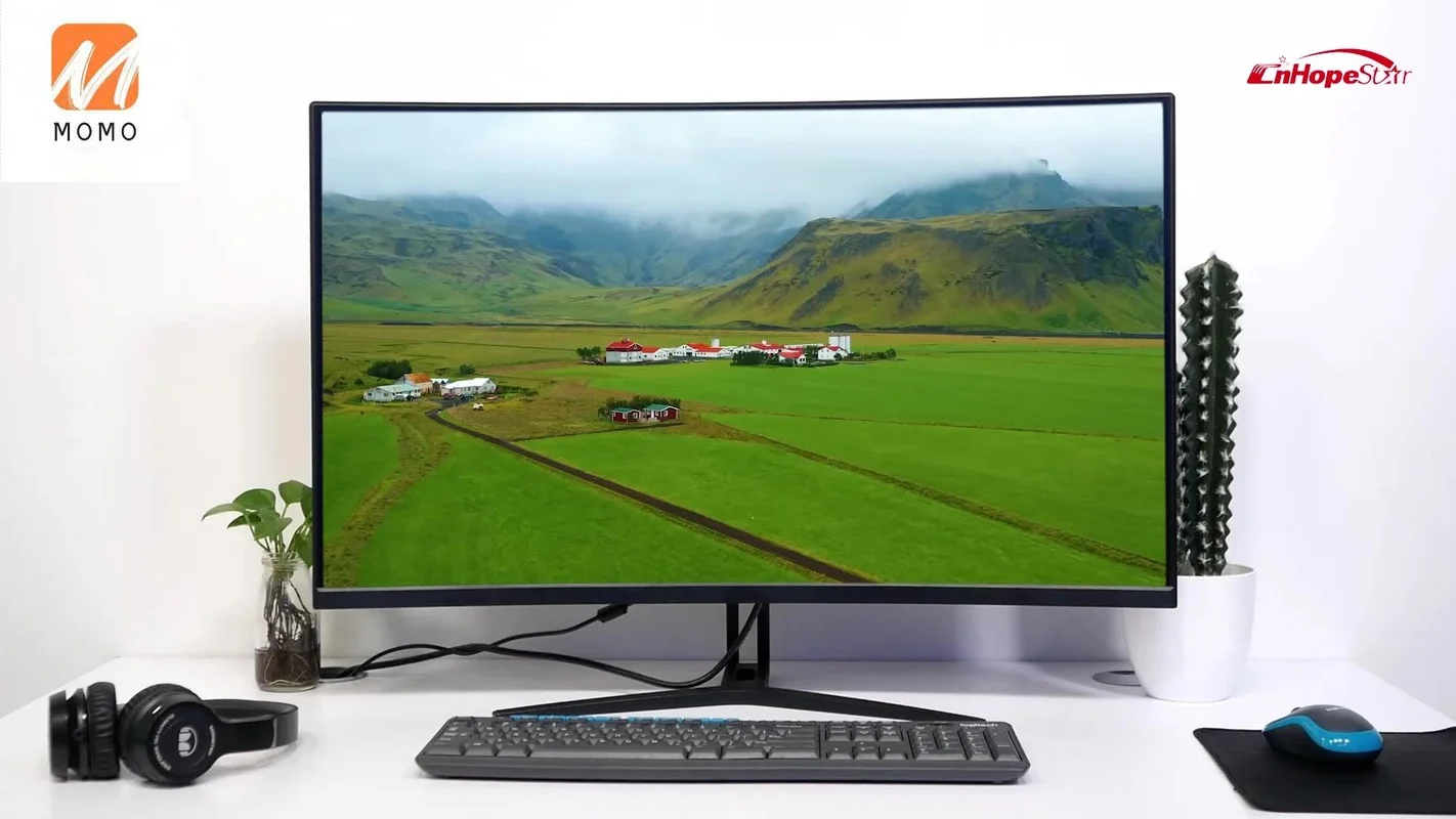 

27-дюймовый Бескаркасный компьютер ПК 2K lcd 165 Гц изогнутый игровой монитор