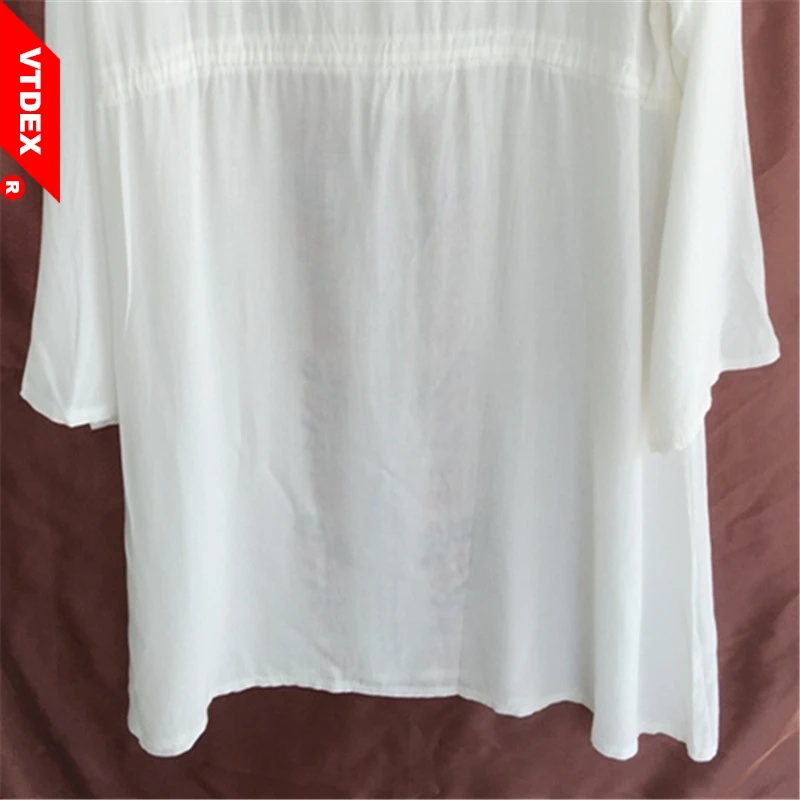 2018 женская Пляжная накидка белый винтажный купальник с вышивкой женские туники