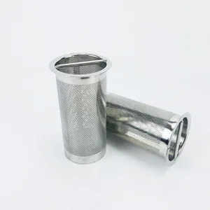 Фильтр для корзины для джина 2-дюймовый для домашней дистилляции, санитарная нержавеющая сталь 304, длина 103 мм, диаметр 46 мм, толщина 0,5 мм