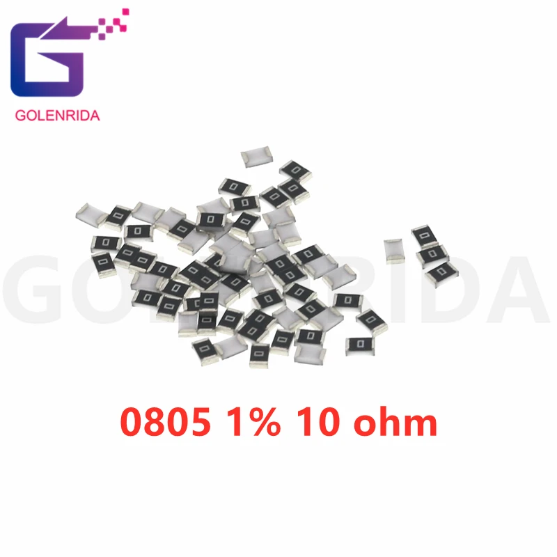 300 шт. 0805 SMD резистор 1% 10 Ом 1/8 Вт 10R|Резисторы| |