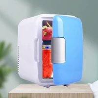 4l mini cosmetics fridge portable food drinkes refrigerator cooler warmer freezer home car dual use fridge for picnic travel