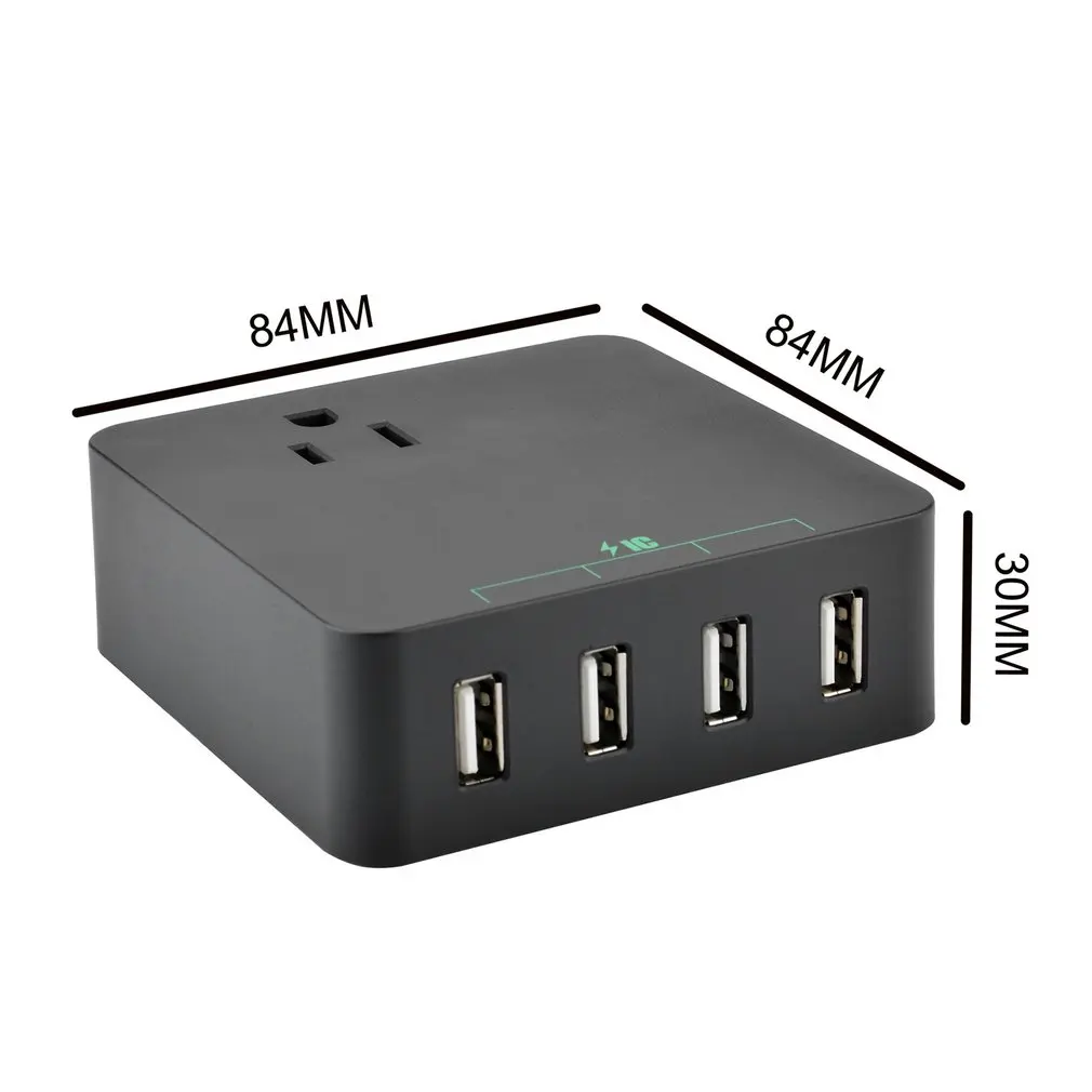 Быстрая зарядка мини портативный 4 usb порта зарядное устройство зарядная станция