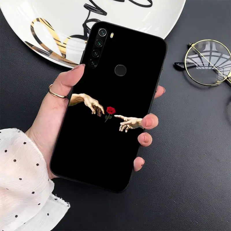 

Funny Hand Art Finger Phone Cases For Xiaomi Redmi 7 8 9t a3Pro 9se k20 mi8 max3 lite 9 note 9s 10 pro