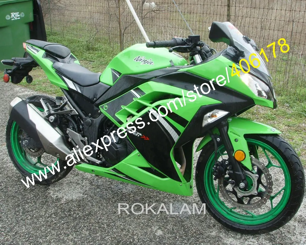 Комплект обтекателей для мотоциклов Kawasaki Ninja 300R 2013-2016 EX300 Ninja300 13-16 EX 300 Aftermarket (литьё