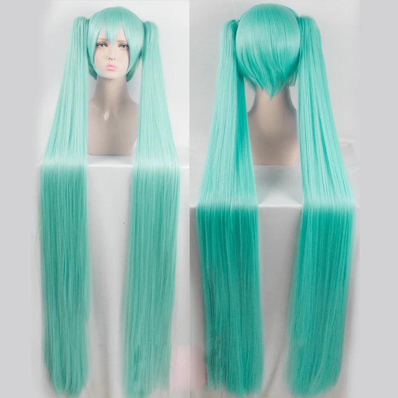 DM COS Высокое качество косплей Vocaloid парик Hatsune костюм Мику играть парики Хэллоуин