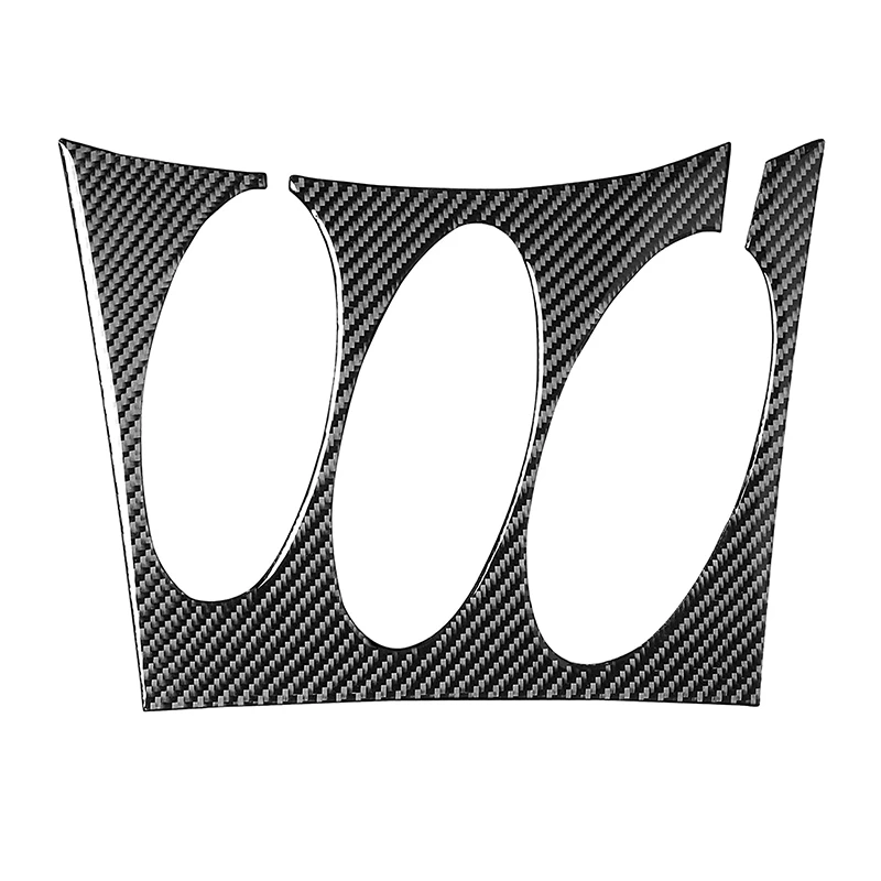 

Carbon Fiber Center Console Radio Air Conditioning Button Panel Cover Decorative Trim for Nissan 350Z 2003-2009 LHD