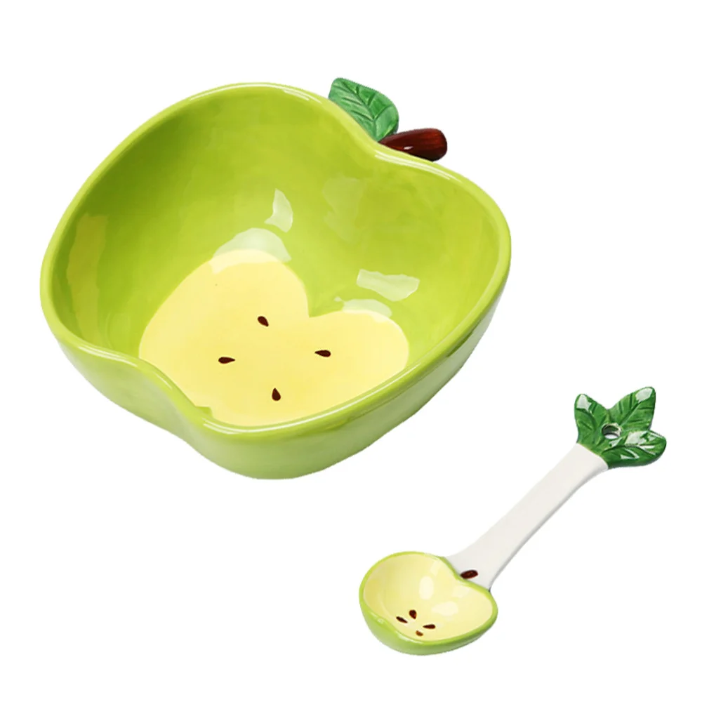 Милая керамическая чаша для яблока креативная детская Салатница миска еды с