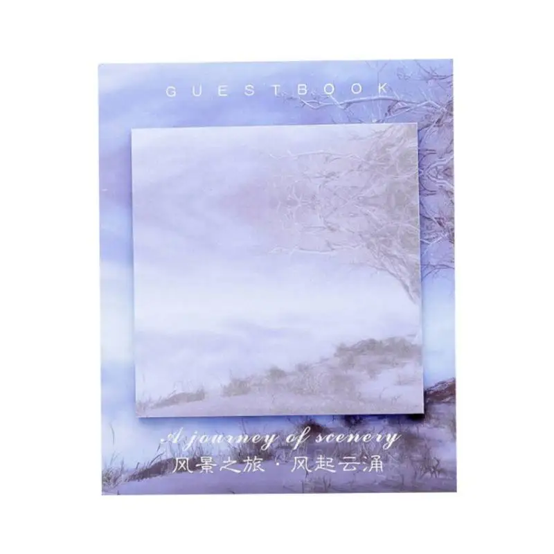 30 шт. самоклеящиеся блокноты из серии альбомов настольные для записей бумажная