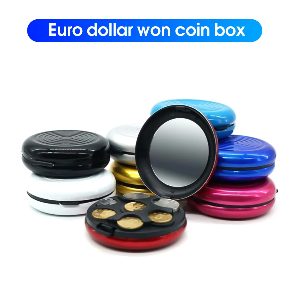 Коллекционная монета диспенсер для монет в евро долларах кошелек держатели