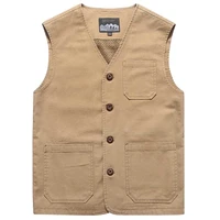 big size m 8xl casual vest with many pocket for men jacket sleeveless v neck waistcoat oudoor men clothing
