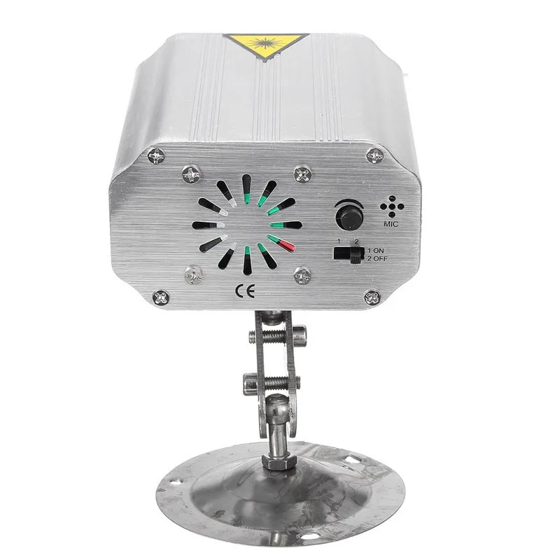 Светодиодный лазерный прожектор с голосовым управлением и музыкальным ритмом 30