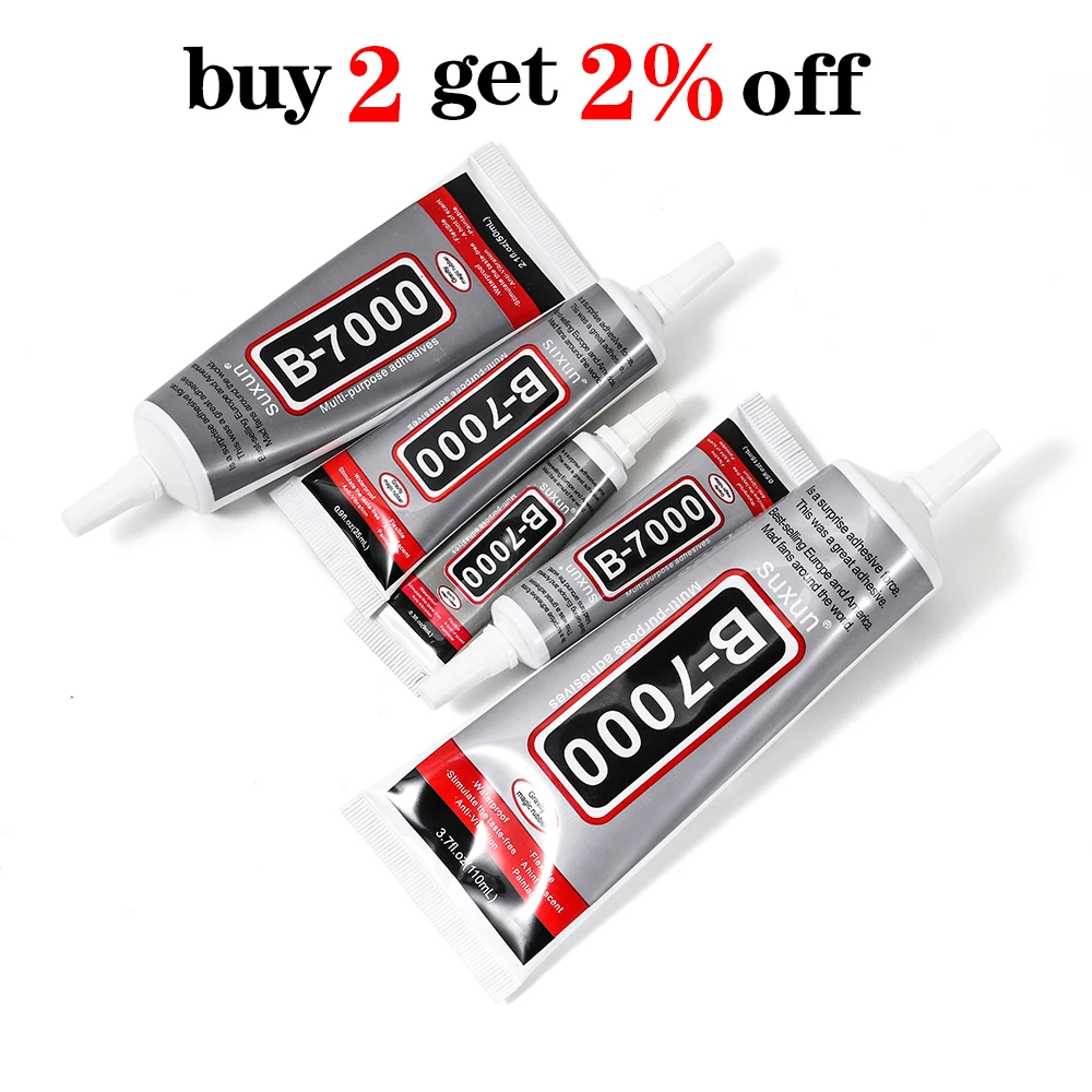 

9-25mm B7000 Rhinestones Glue Crystal Multi Repair Adhesive Epoxy Resin Hotfix Crafts Glass Needles For DIY Jewerly Making