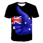 Футболка мужская летняя с 3D-принтом национального флага, приталенный силуэт, Повседневная дышащая, с коротким рукавом и круглым вырезом