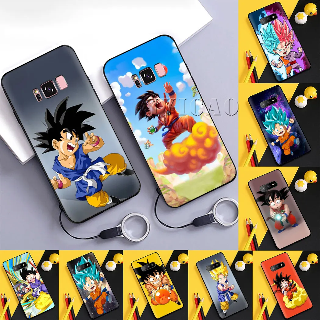 Kid Goku и облако мягкий чехол для samsung A10 20 30 40 50 60 70 A20E 70s M10 M20 M30|Чехлы-накладки| |