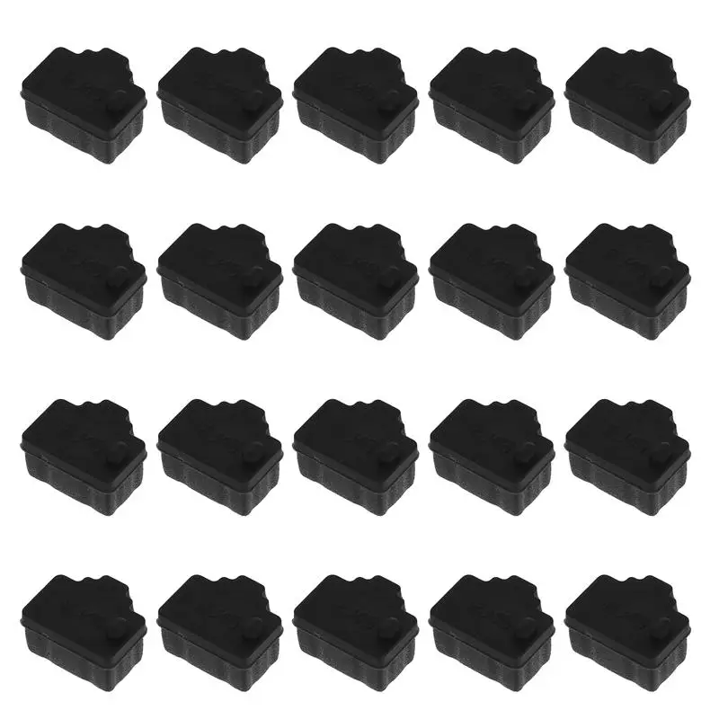 

20pcs Router Port Dust Cover RJ45 Dust Ethernet Plug Hub Interface Caps