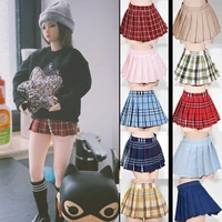 multi style optional 16 female skirt school uniform skirt campus style pleated plaid skirt fit 12 action figure