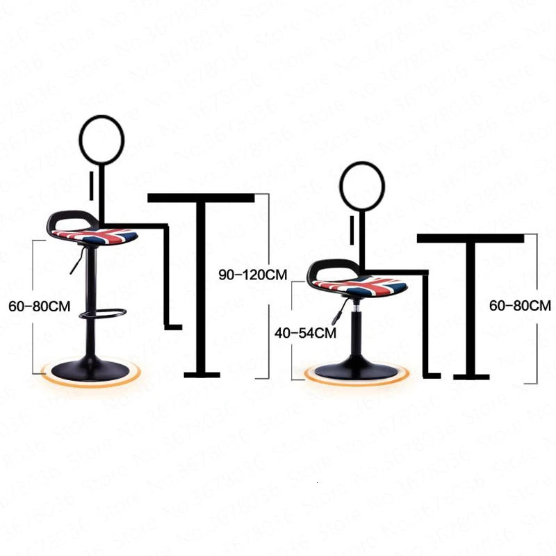 Новые товары для барных стульев современный минималистичный стул высокий