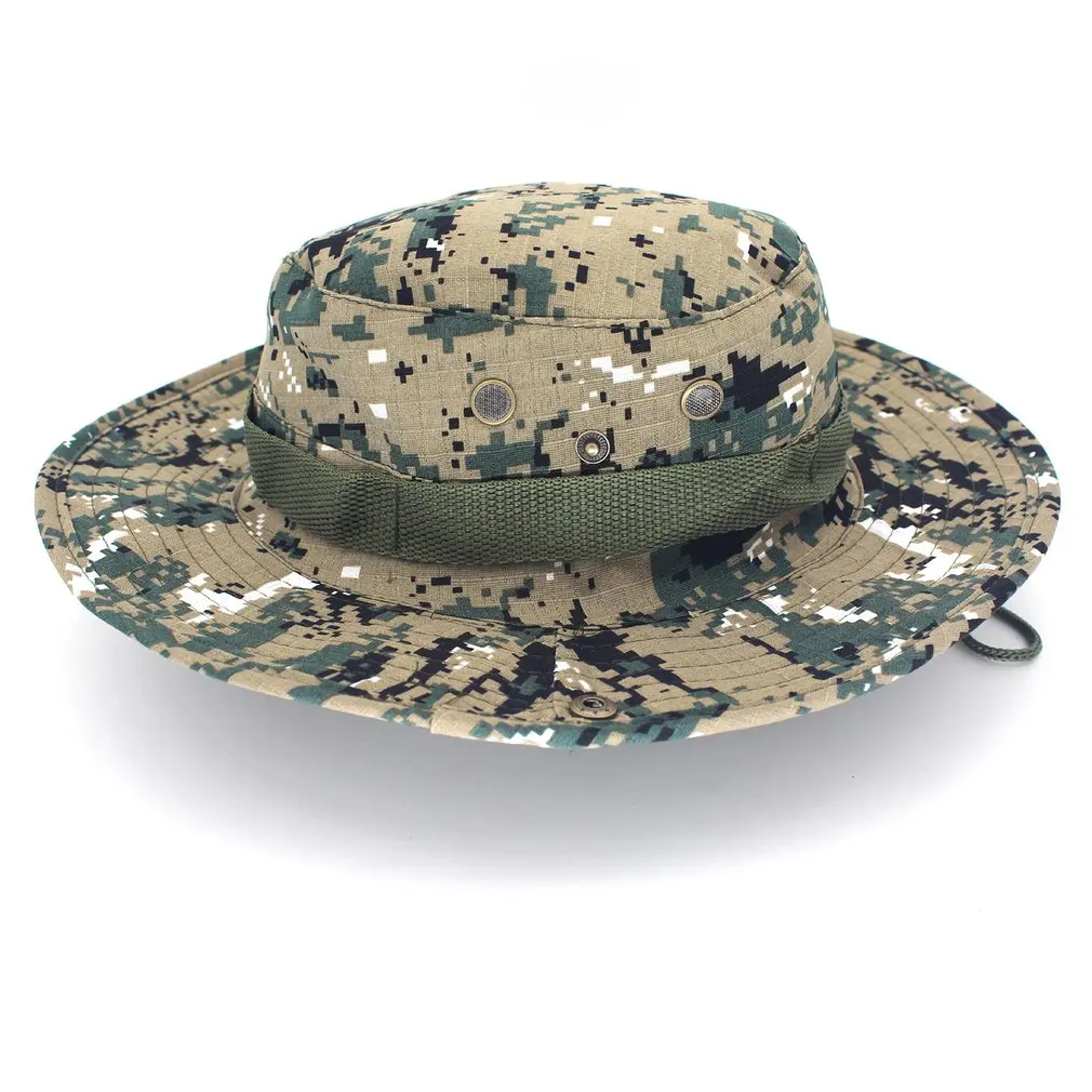 Унисекс камуфляжная шляпа бренда Gorra Boonie в стиле милитари тактическая