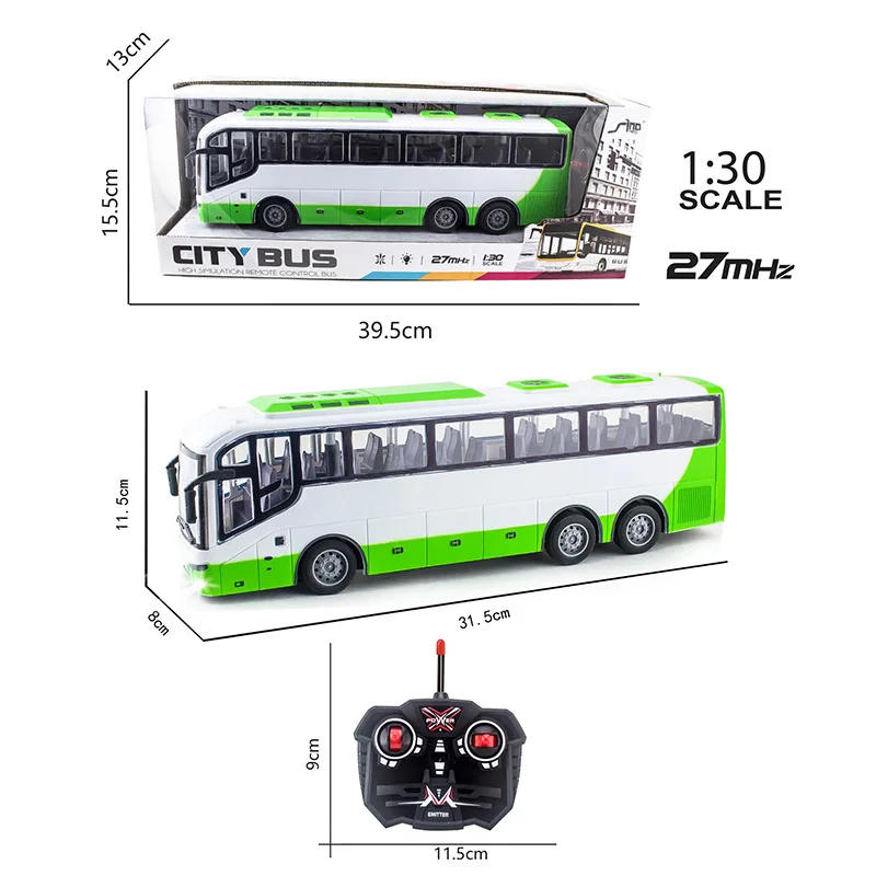 4CH Electric Wireless Remote Control Bus With Light Simulation School Tour Model Toy | Игрушки и хобби