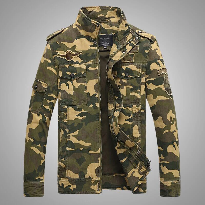 Brand Tide Nice Male Jacket Slim Fit High Quality Mens Autumn Clothing Man Jackets Zipper Warm Men Army Clothes | Мужская одежда