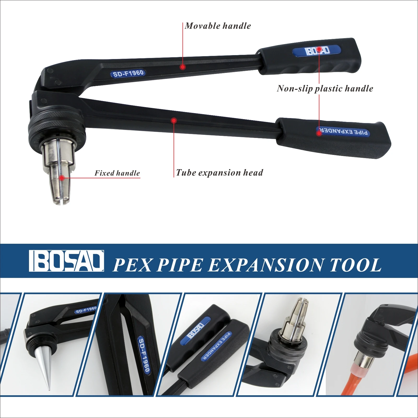Расширитель труб Uponor PEX 16 20 25 32 мм комплект для расширения ProPEX соединения воды и