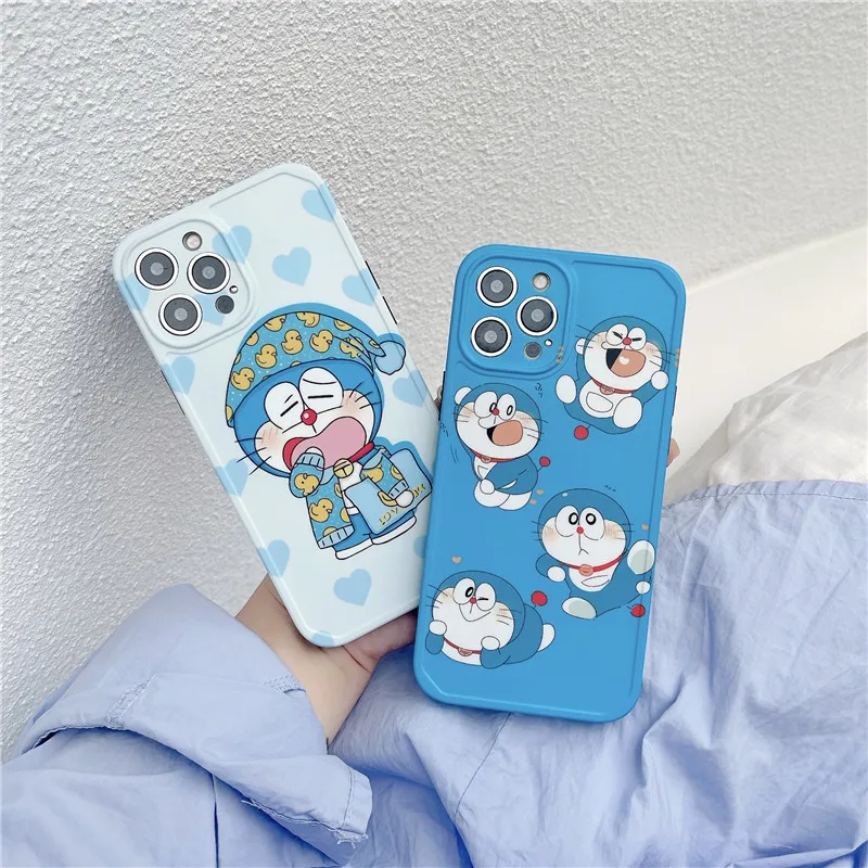 

Cartoon Doraemon phone case For iphone 12 12Pro Max for iphone 11 11Pro 7 8 Plus SE2020 XS Max X XR XS silicone case capa
