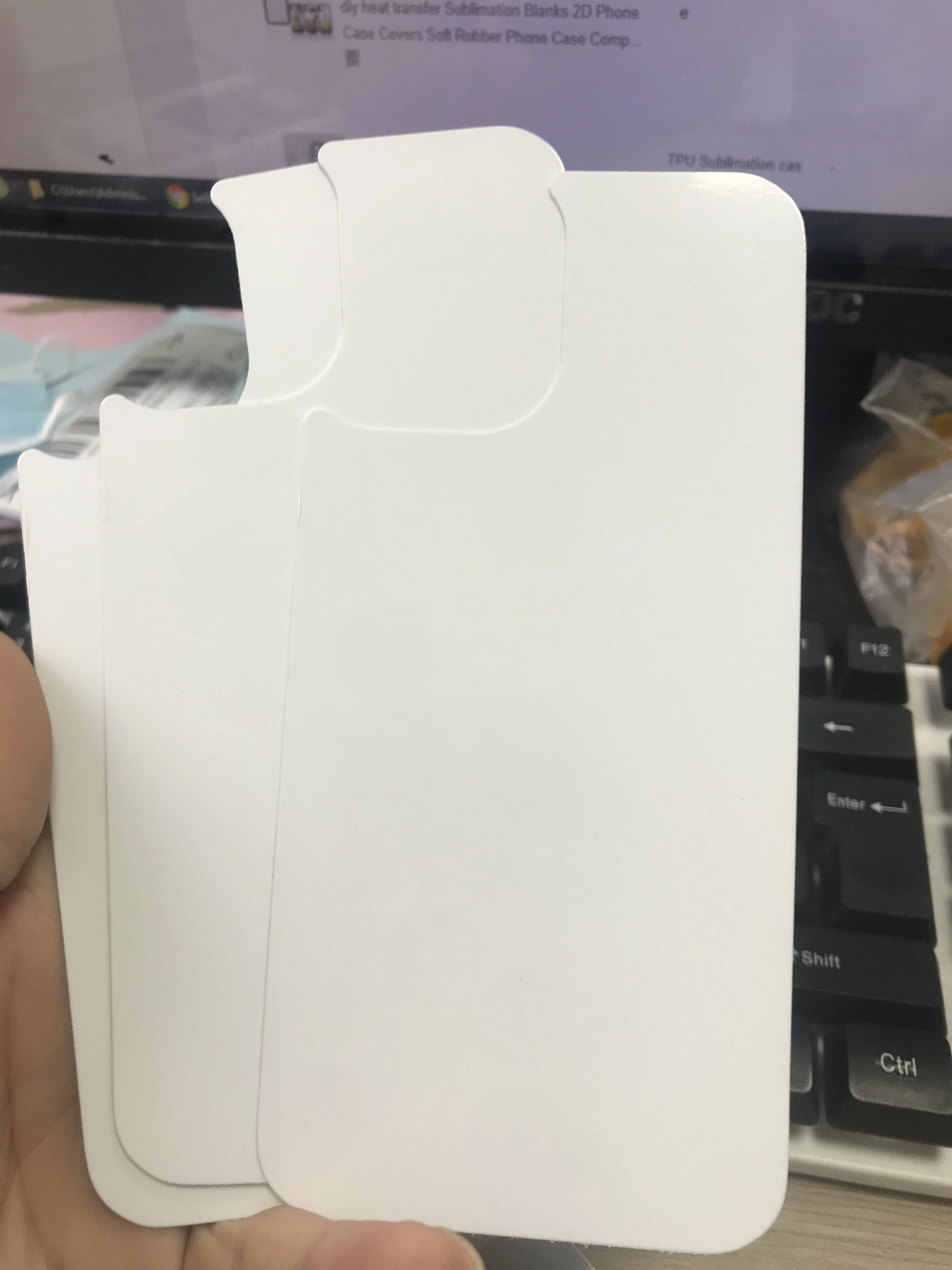 Только металлическая листовая алюминиевая пластина 5 шт. для сублимационных