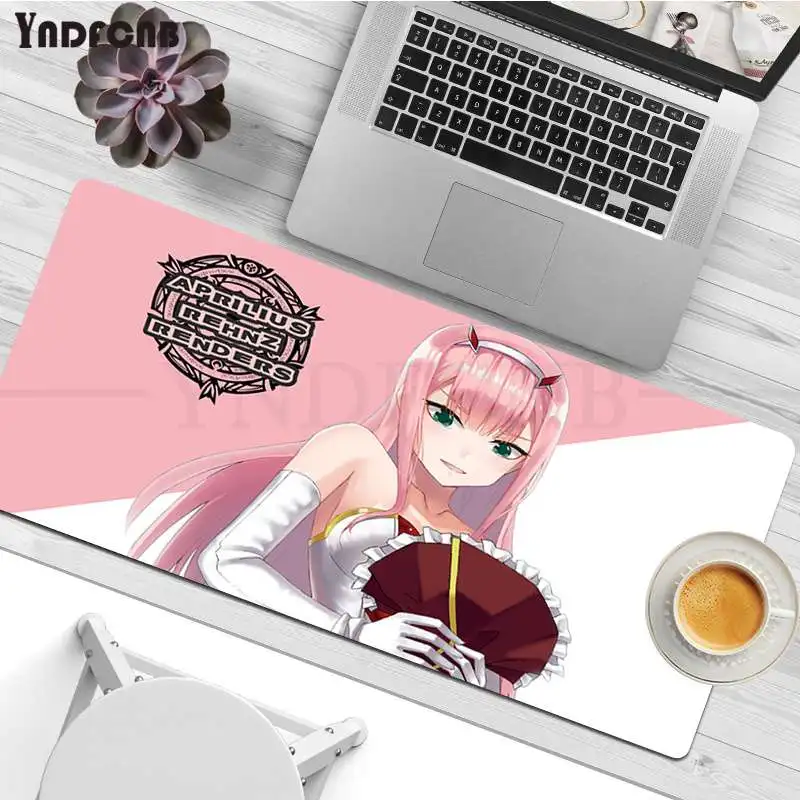 

Dois querida na FRANXX anime Zero Two Vintage Mice Gamer Soft Mouse Pad Size for Keyboards Mat Mousepad for boyfriend Gift