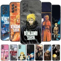 anime vinland saga phone case hull for samsung galaxy a70 a50 a51 a71 a52 a40 a30 a31 a90 a20e 5g s black shell art cell cove