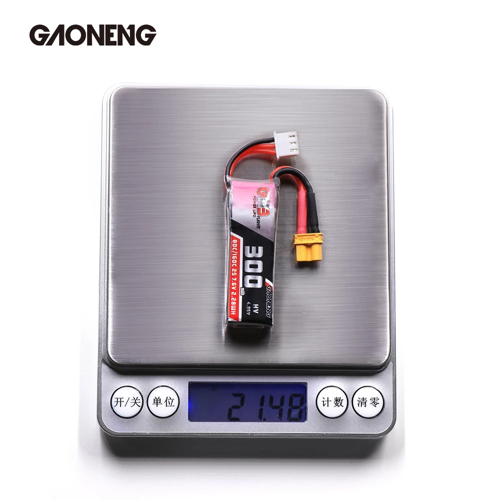 25 шт gaoneng gnb 2s 76 в 300 мач 80c160c lipo аккумулятор xt