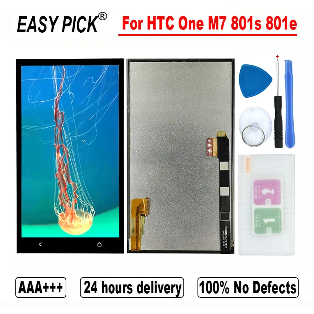 4 7 дюйма для HTC One M7 801s 801e 802d 802t 802w 801n ЖК-дисплей кодирующий преобразователь