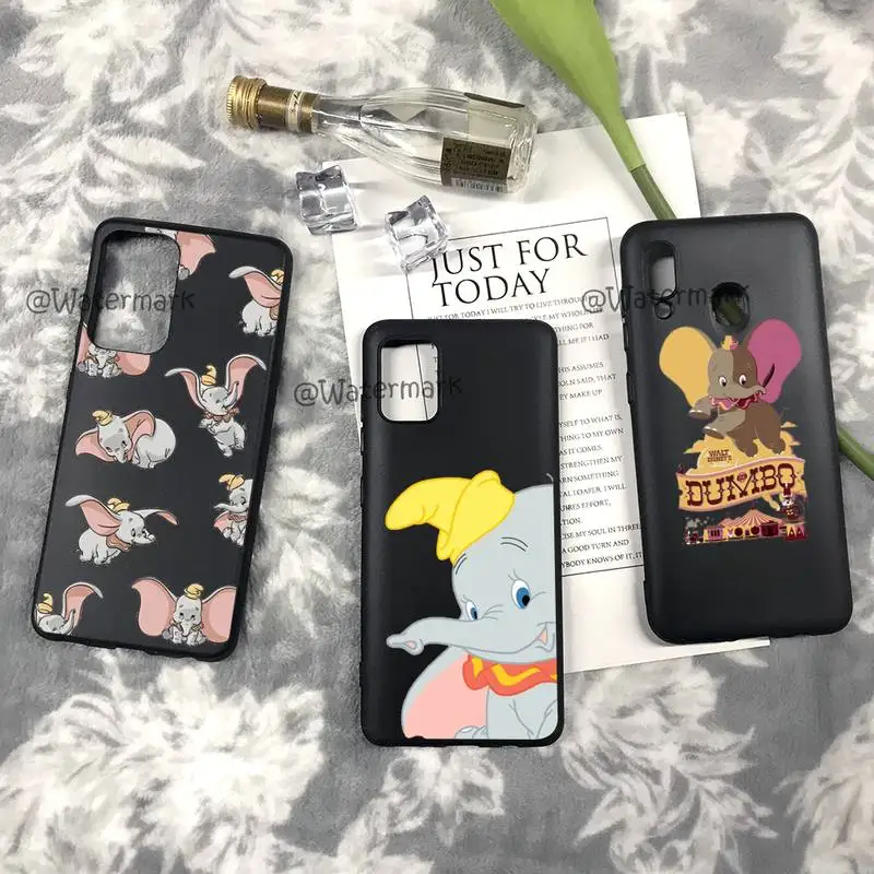 

Little Elephant Dumbo Flying Style Phone Case For Samsung A32 A12 4G 5G A31 A30 A21 A20 A20E A11 A10 S A01 Silicone Cover