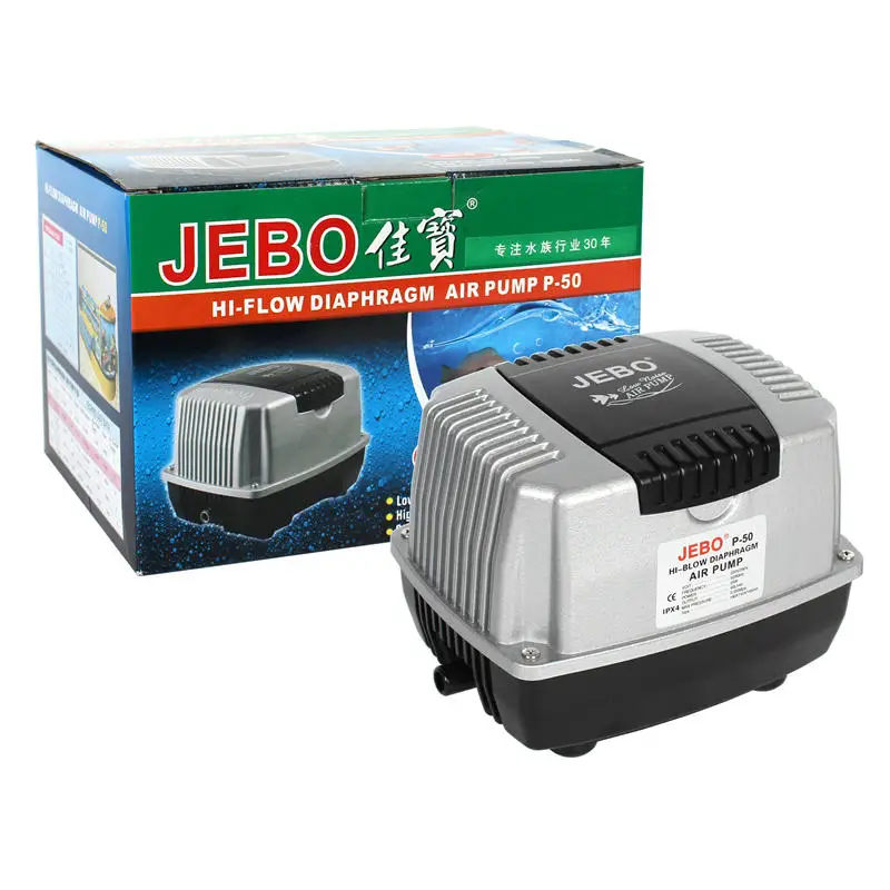 JEBO P30 50 70 100 130 низкий уровень шума воздушный насос для аквариума мини воздушный компрессор кислородный насос аквариумный аквариум