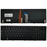 new us laptop keyboard for lenovo ideapad y580 y580n y580nt us keyboard with backlight 25207342 pk130n02c04