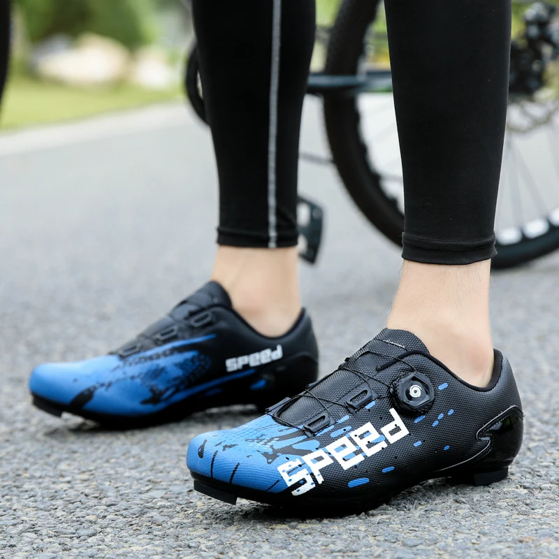

Cycling Shoes Men Speed Road Bicycle Sneakers Outdoor Sports Ultralight Sapatilha Ciclismo Man Hombre Self-Locking Spd Bike Shoe