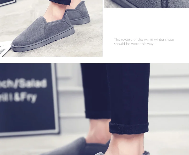 Зимняя обувь для мужчин; Мужская обувь; chaussure homme Hiver Chaussures Scarpe Uomo Invernali Winterschuhe Herren; мех