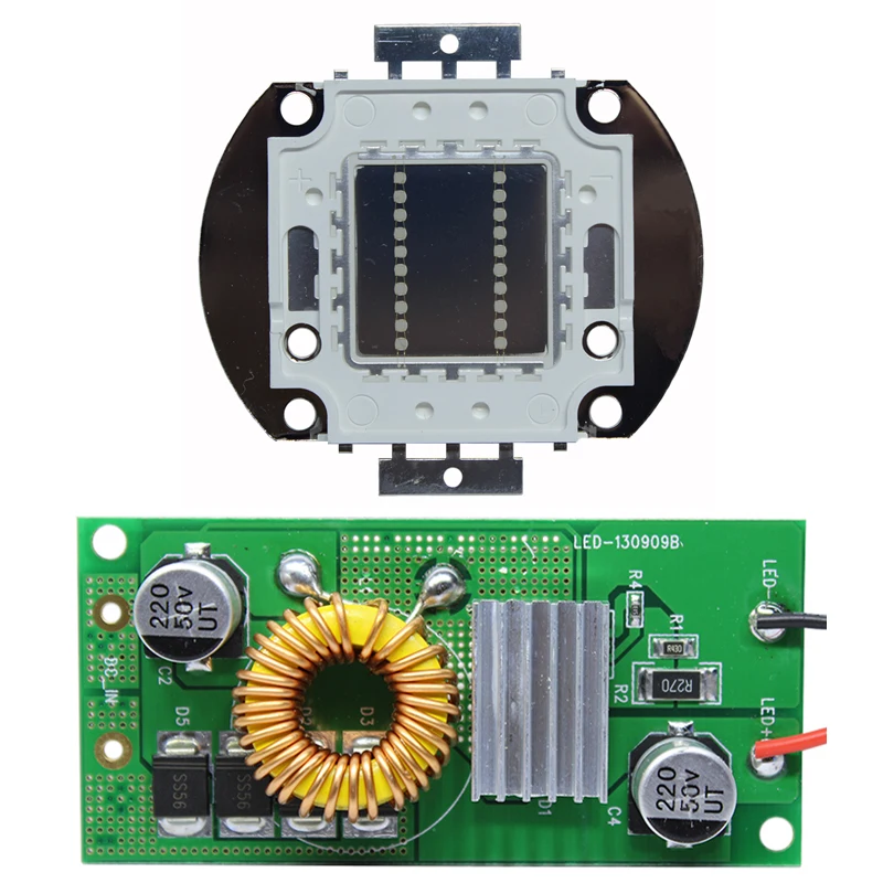 Бесплатная доставка! 2 шт. 12 В 50 Вт Светодиодный драйвер для 50Вт 30 36 в 1500 мА высокой