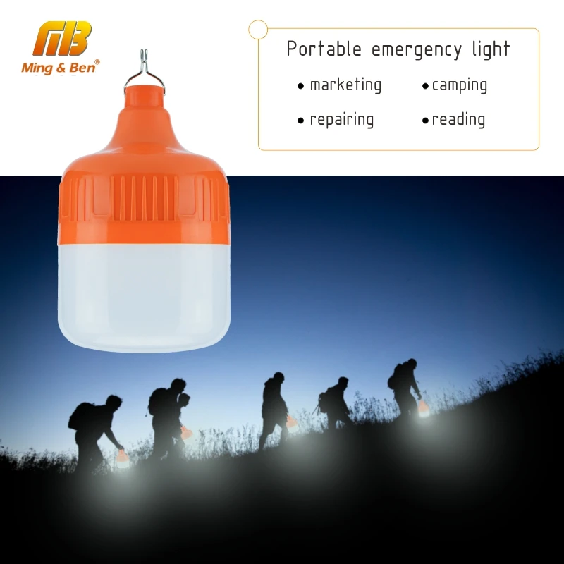 Portable Rechargeable Emergency Light 20W 30W 40W 50W White 3 Working Modes DC5V 6-8 Hours LED Outdoor Rescue Camping Lamp | Лампы и