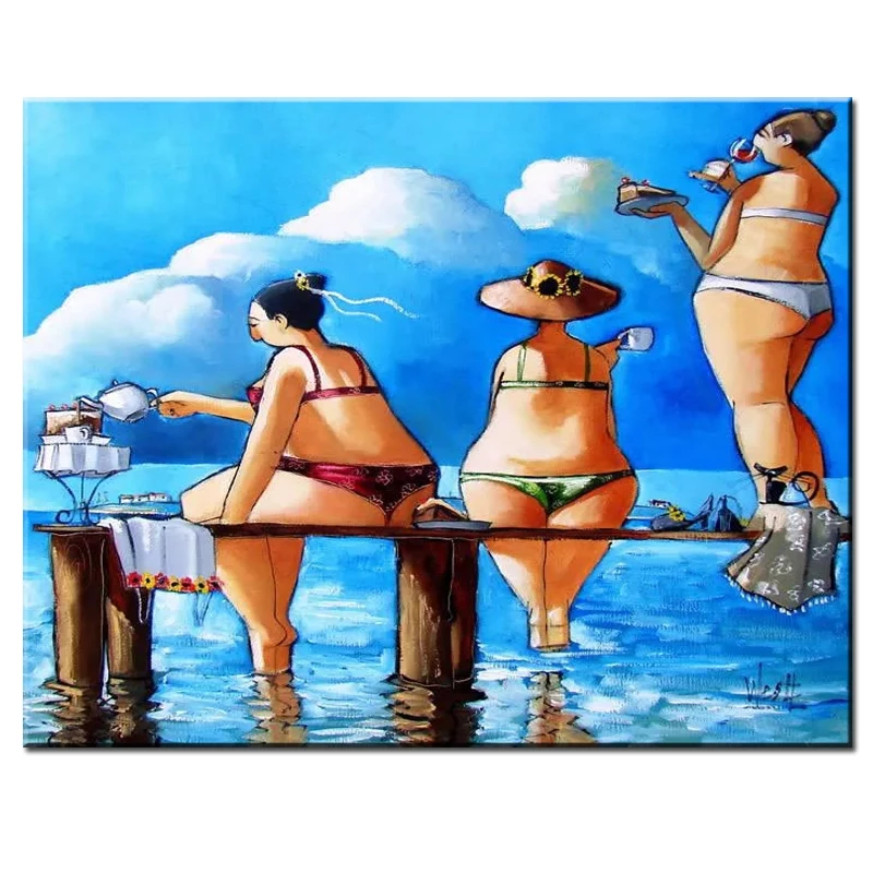 Фото на заказ алмазная живопись для полных женщин пляж сексуальные женщины
